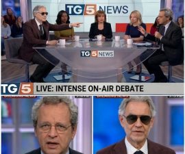 🎥 LIVE ON TG5 NEWS: The Moment a Broadcast Lost Control — And a Voice Refused to Be Silenced