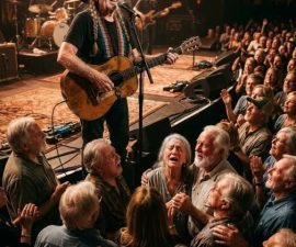 🎶WHAT HAPPENED WHEN WILLIE NELSON PLAYED FOR A CROWD THAT GREW UP WITH HIS MUSIC