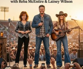GOOD NEWS: “ONE LAST RIDE” World Tour Officially Announced — Blake Shelton, Joined by Reba McEntire and Lainey Wilson, for a Once-in-a-Generation Music Event