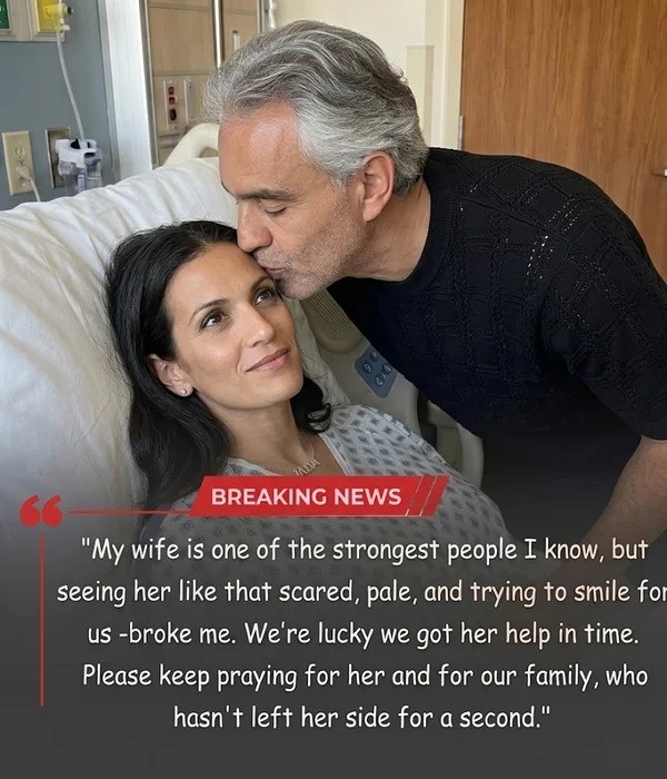 A Voice of Strength, A Moment of Fragility: Andrea Bocelli Shares Emotional Update on Wife Veronica Berti