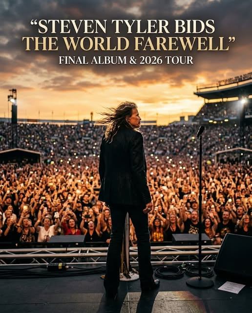 🎤 STEVEN TYLER SAYS GOODBYE TO THE STAGE? THE TRUTH BEHIND THE “FINAL WORLD TOUR 2026” HEADLINE