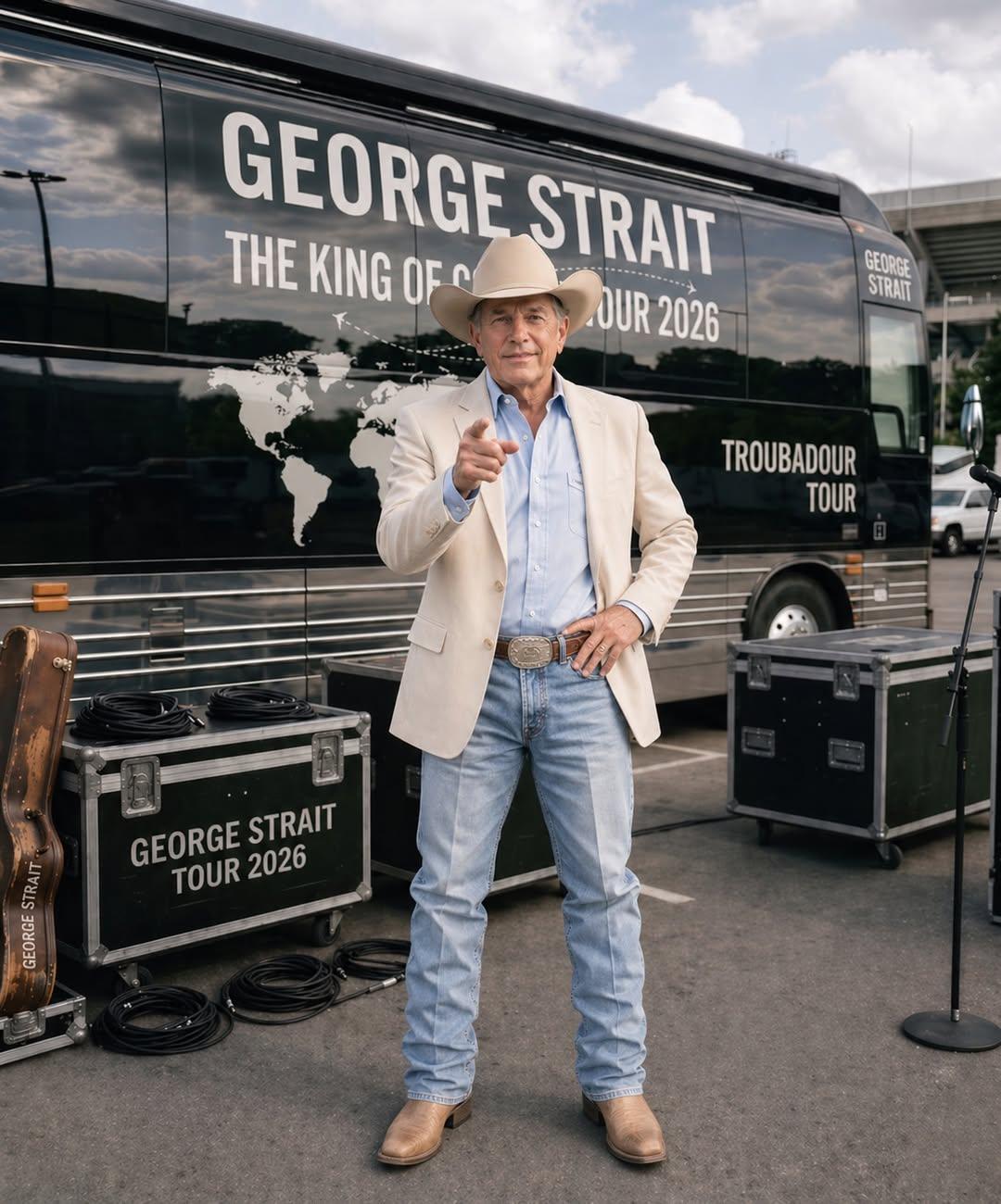 🎸 THE WORDS NO ONE WAS READY FOR JUST STARTED — “George Strait IS TOURING IN 2026”… AND EVERYTHING SUDDENLY FEELS DIFFERENT ❤️