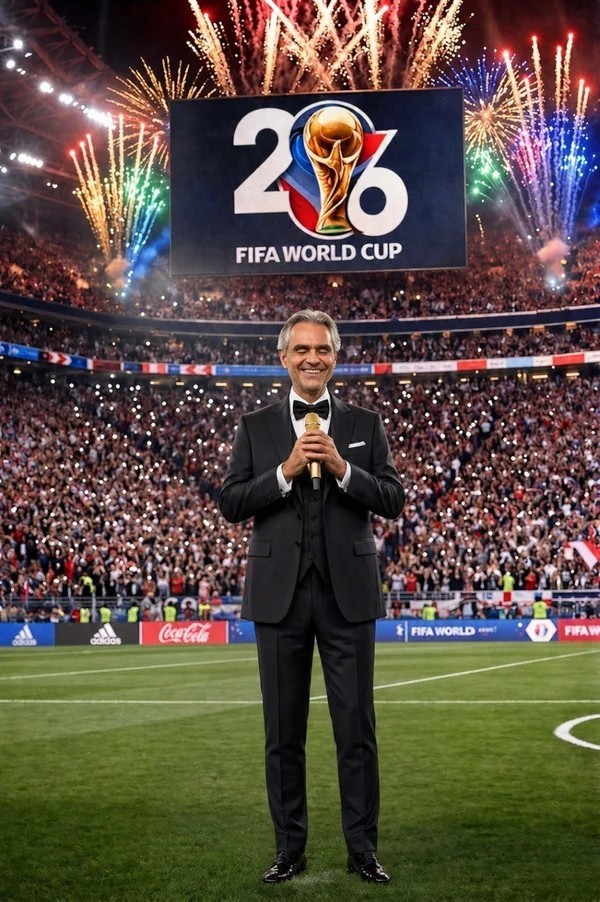 🚨 HISTORY IN THE MAKING: Andrea Bocelli Set to Define the 2026 World Cup Opening Stage