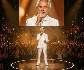 🎤 AT 65, ANDREA BOCELLI SANG ONE SONG — AND 12,000 PEOPLE REFUSED TO STOP CLAPPING FOR NEARLY 8 MINUTES