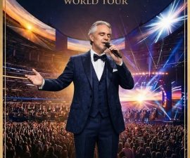 Andrea Bocelli Announces 2026 “One Last Ride” Tour — A Global Celebration of Voice, Legacy, and Emotion