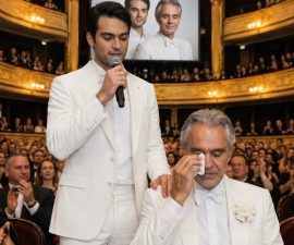 A SPECIAL MOMENT: When Matteo Bocelli Sang — and Andrea Bocelli Listened