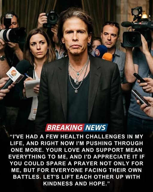 ✨ POSITIVE UPDATE FROM STEVEN TYLER — A Resilient Voice, A Grateful Message, and a Road Forward