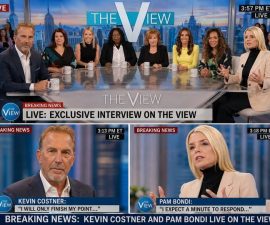 A Viral Studio Showdown: Pam Bondi, Kevin Costner, and the Story That Captivated the Internet