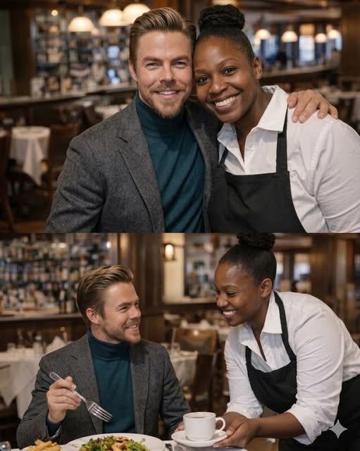 JUST IN: Derek Hough’s Surprise Diner Visit Sparks Emotion — A Viral Story That Feels Bigger Than the Moment