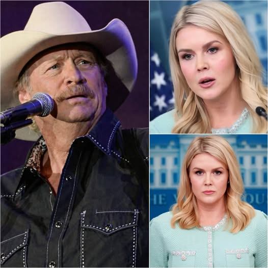 “He’s Just an Outdated Singer.” — A Viral Exchange Between Alan Jackson and Karoline Leavitt Sparks Debate About Relevance, Voice, and Who Gets to Be Heard