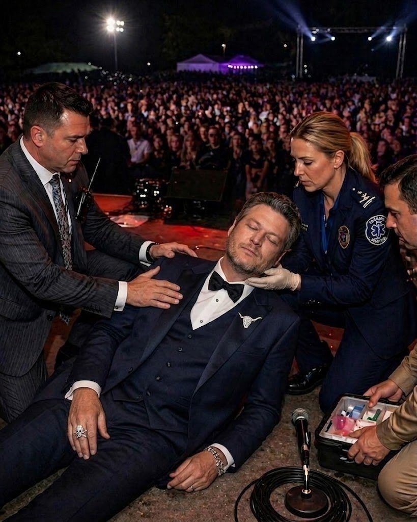 🚨 BREAKING: Chaos in Nashville as Blake Shelton Suddenly Collapses On Stage