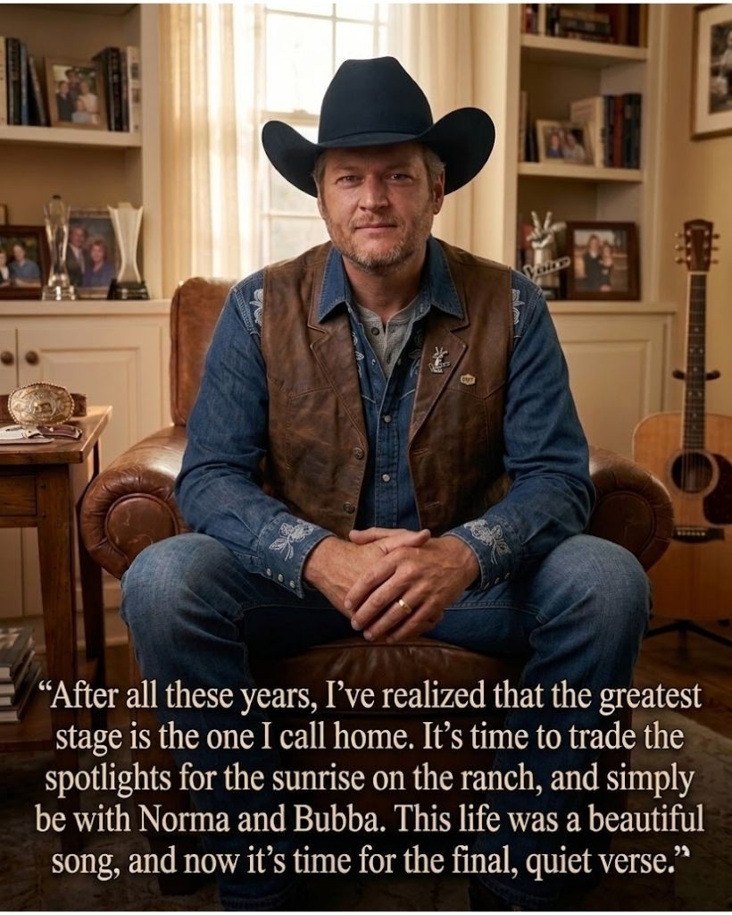 💔 Blake Shelton Announces a Major Step Back at 49: The Quiet Closing of a Defining Chapter