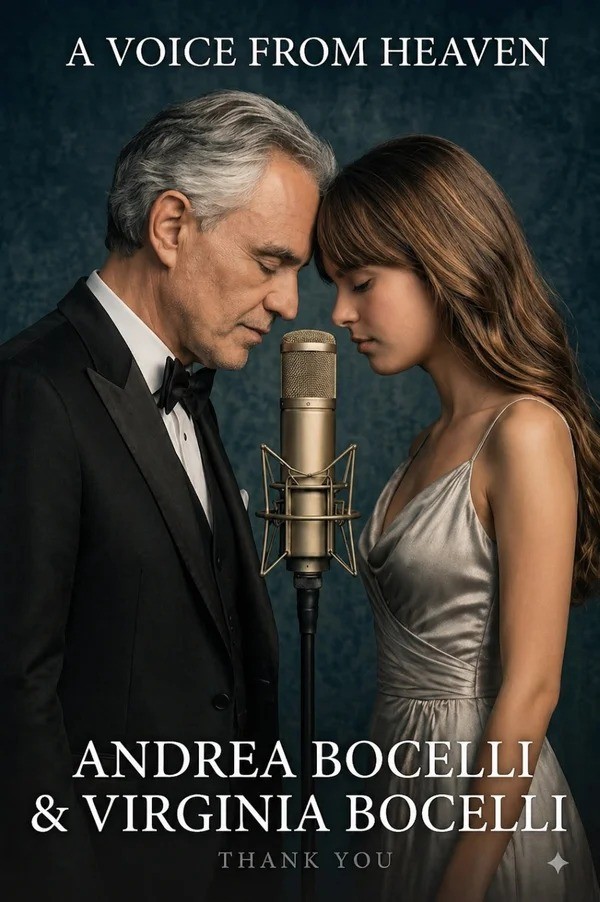 “A VOICE FROM HEAVEN” — ANDREA BOCELLI AND HIS DAUGHTER VIRGINIA UNVEIL A TIMELESS DUET THAT TRANSCENDS GENERATIONS