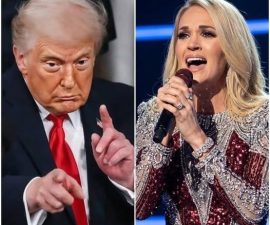 LAST NIGHT: Donald Trump Attacks Carrie Underwood — and Gets a Brutal “Lesson” He Won’t Forget