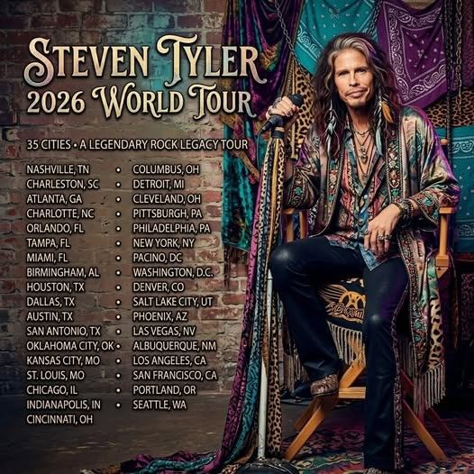 BREAKING NEWS: Steven Tyler Announces 2026 World Tour — A Comeback Fans Are Already Calling Legendary