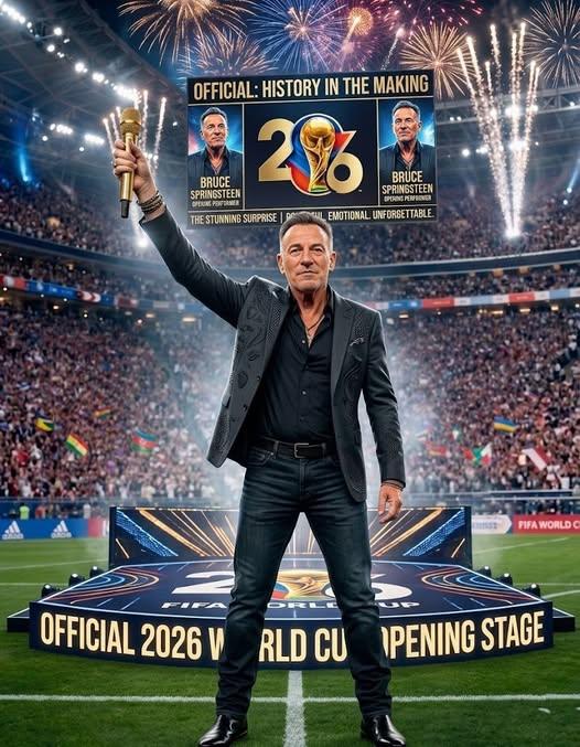 “OFFICIAL: HISTORY IN THE MAKING?” — The Truth Behind Claims That Bruce Springsteen Will Open the 2026 World Cup