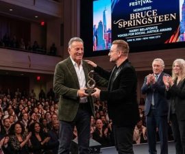 “HONORING THE BOSS” — Bruce Springsteen Set to Be Recognized at the Tribeca Festival for His Social Justice Impact