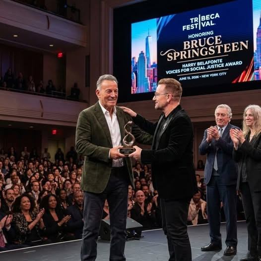 “HONORING THE BOSS” — Bruce Springsteen Set to Be Recognized at the Tribeca Festival for His Social Justice Impact
