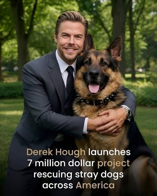 HEARTWARMING BOMBSHELL? Inside the Viral Claim That Derek Hough Launched a $7 Million Dog Rescue Initiative — and What’s Actually Known
