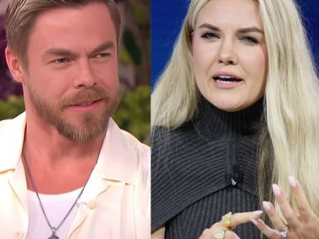 “STEP ASIDE?” — The Viral Clash Between Derek Hough and the Mysterious Critic That Sparked a Digital Firestorm