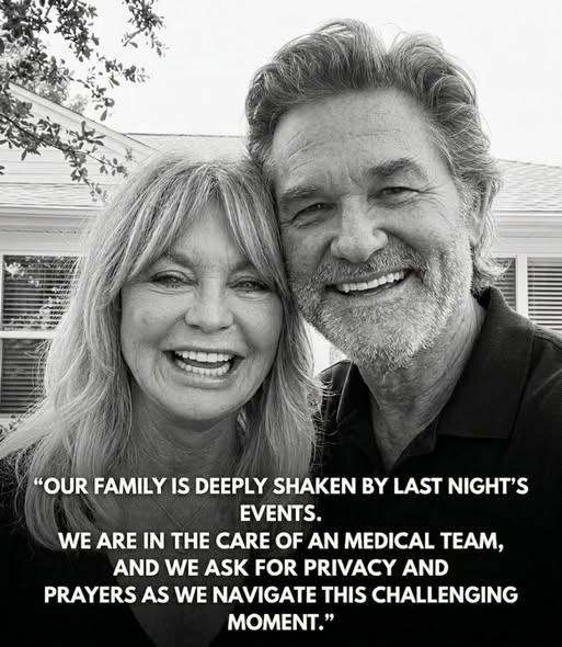 Heartbreak Across the Entertainment World: Viral “Health Update” Involving Goldie Hawn and Kurt Russell Sparks Global Concern