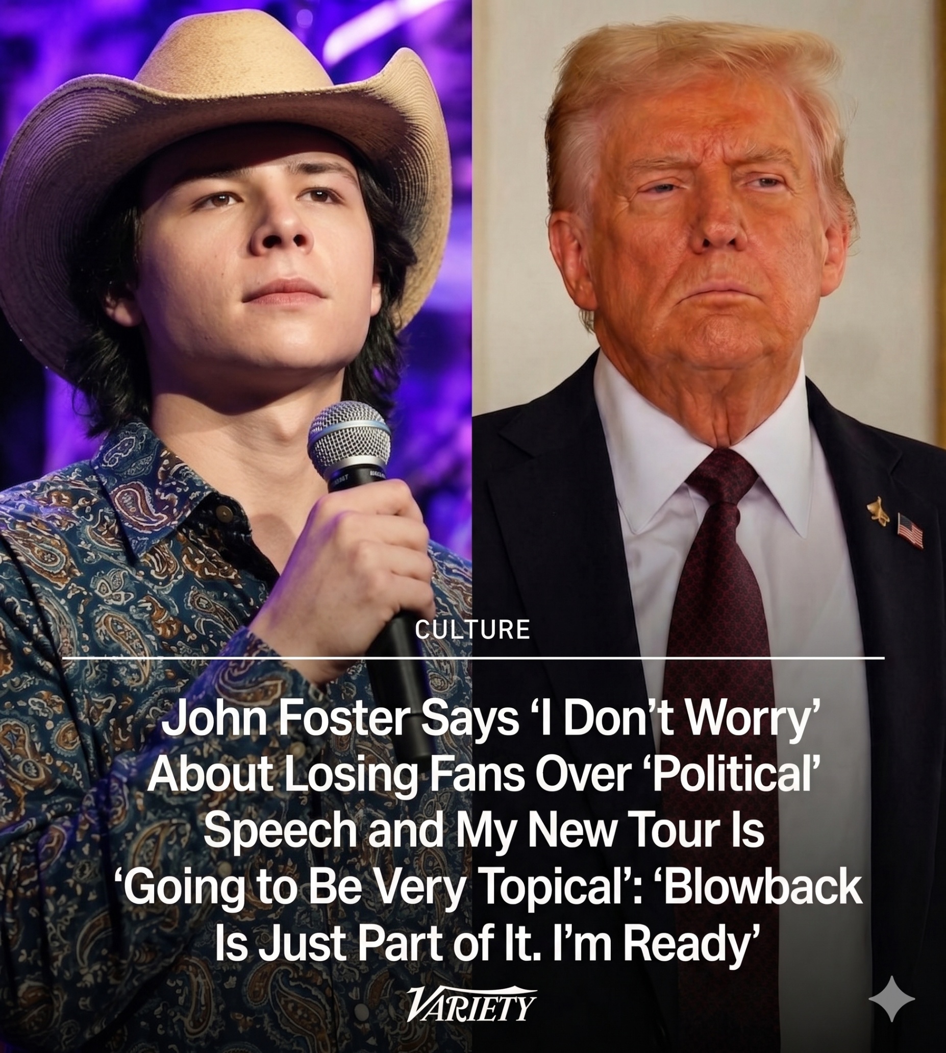 John Foster Embraces Controversy, Promises Boldly Political New Tour