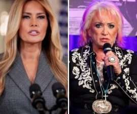 Viral “Showdown” Between Melania Trump and Tanya Tucker Sparks Debate on Age, Respect, and Grace Under Pressure