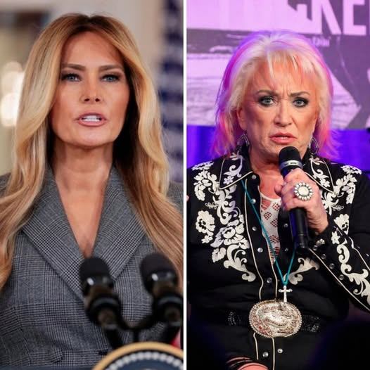 Viral “Showdown” Between Melania Trump and Tanya Tucker Sparks Debate on Age, Respect, and Grace Under Pressure