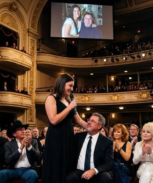A Quiet Moment No One Saw Coming — Vince Gill Watches as His Daughter Sings What Words Never Could