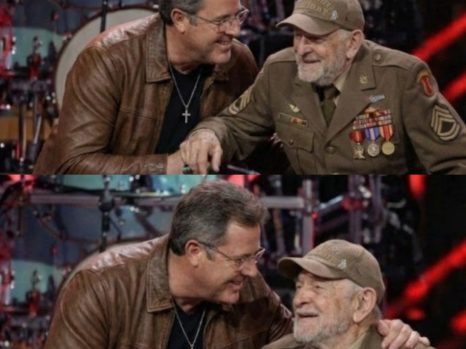 “An Old Soldier Stood Up… And the World Stood Still” — The Night Vince Gill Turned a Concert Into a Moment of Honor