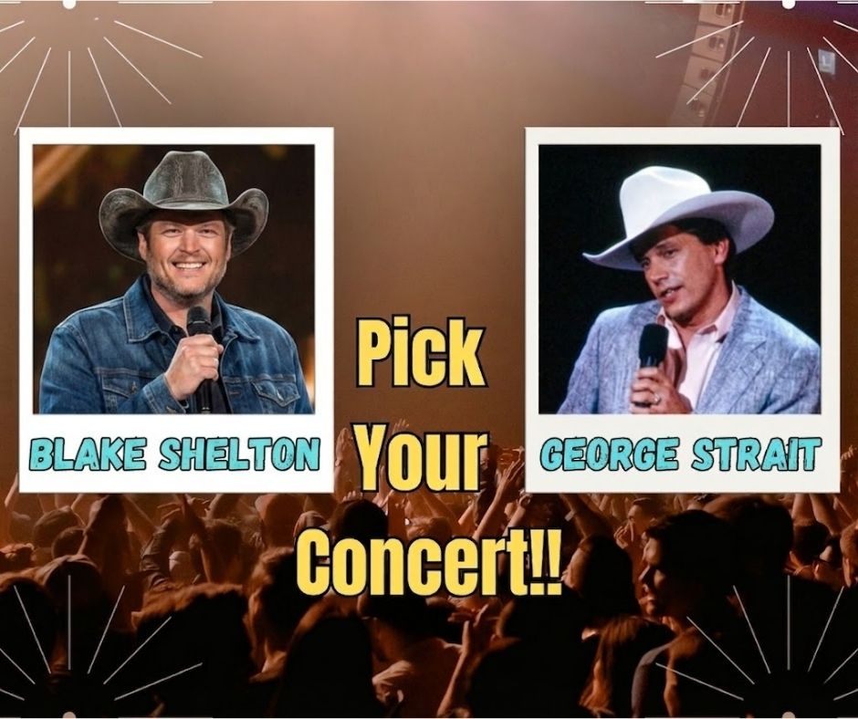 Two Legends. Two Tickets. One Choice: Blake Shelton or George Strait?