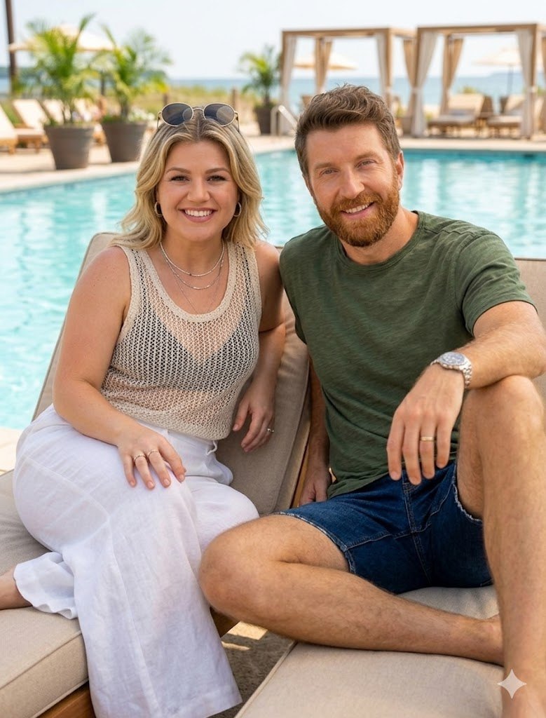 BREAKING: Kelly Clarkson Stuns Fans with Bold Beachside Photos During Vacation with Brett Eldredge