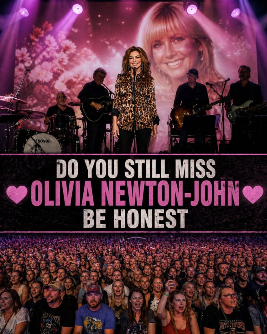 SHANIA TWAIN — When a Voice Became a Memory: A Quiet Tribute to Olivia Newton-John