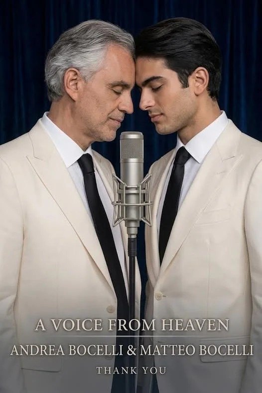 🎵 “A Voice from Heaven”: Andrea Bocelli and Matteo Bocelli Reveal a Duet That Feels Beyond Time