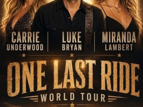 GOOD NEWS: “ONE LAST RIDE” World Tour Officially Announced — Carrie Underwood, Luke Bryan and Miranda Lambert Unite for the Ultimate Country Music Event of the Decade