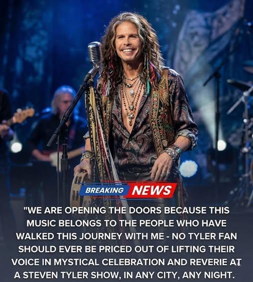 DREAMERS REJOICE: Steven Tyler Unveils $5 Ticket Day — A Bold Move to Bring Rock Back to the People
