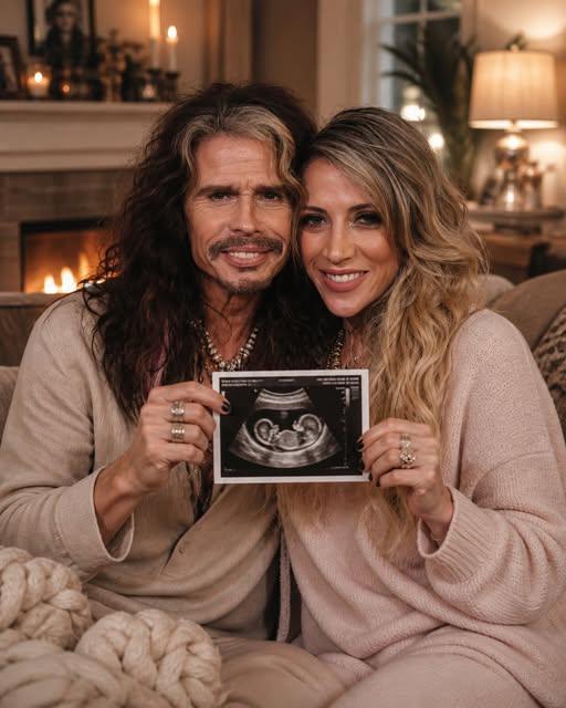 A MOMENT OF LOVE: Steven Tyler & Aimee Preston “Announce Twins” After Quiet Weeks — Here’s What’s Real and What Isn’t