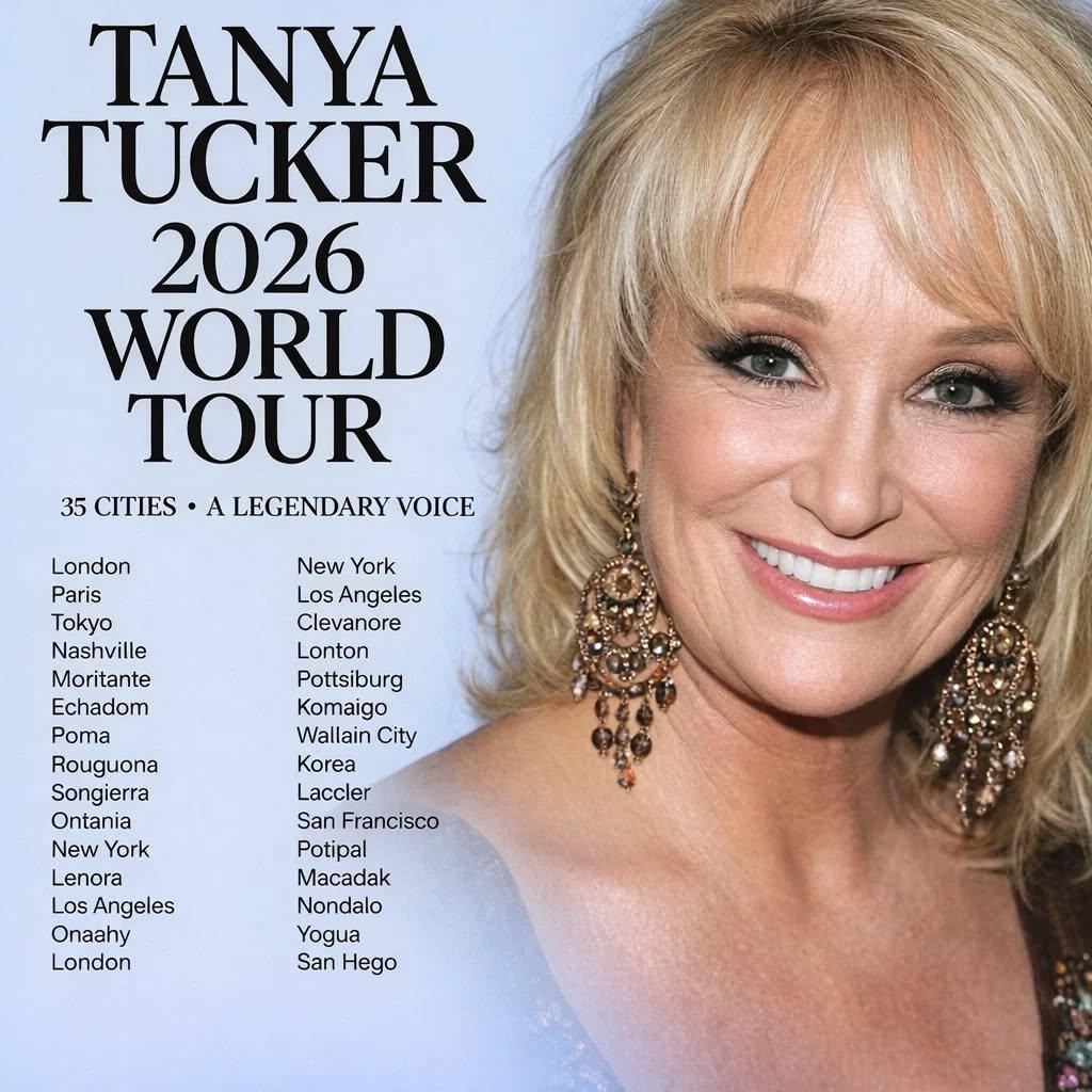 BREAKING NEWS: Tanya Tucker Announces 2026 World Tour — A Triumphant, Emotional Return to the Global Stage