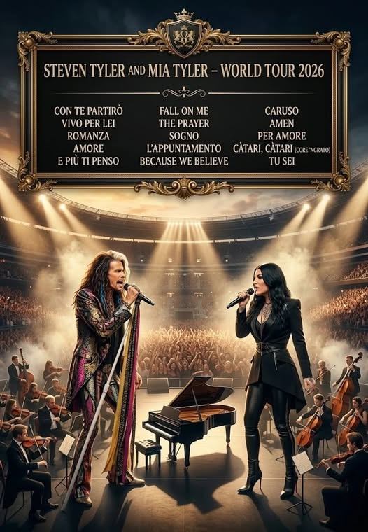 “BREAKING NEWS: A Father–Daughter Stage Like No Other — Steven Tyler and Mia Tyler Announce ‘Legacy of Rock’ 2026 World Tour”
