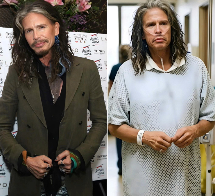“Two Images. One Story the World Is Trying to Understand — Steven Tyler’s Unspoken Contrast Leaves Fans Stunned”