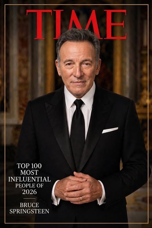 🎸 “BREAKING NEWS: Bruce Springsteen Named Among TIME’s 100 Most Influential People — A Legacy That Keeps Expanding”