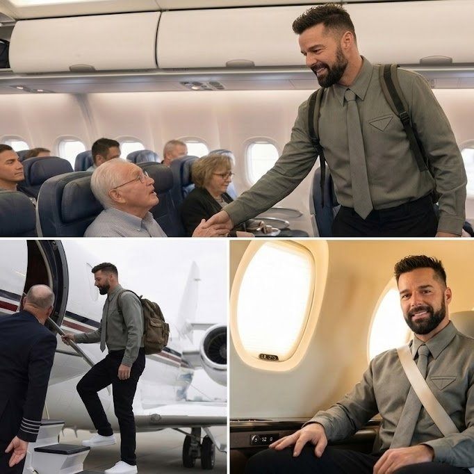 BREAKING NEWS: Ricky Martin’s Quiet Act of Kindness on a Commercial Flight Leaves Passengers Deeply Moved