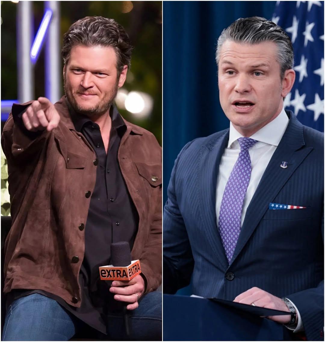 “YOU SHOULD LISTEN!” – Pete Hegseth’s Attempt to Mock Blake Shelton Backfired Spectacularly