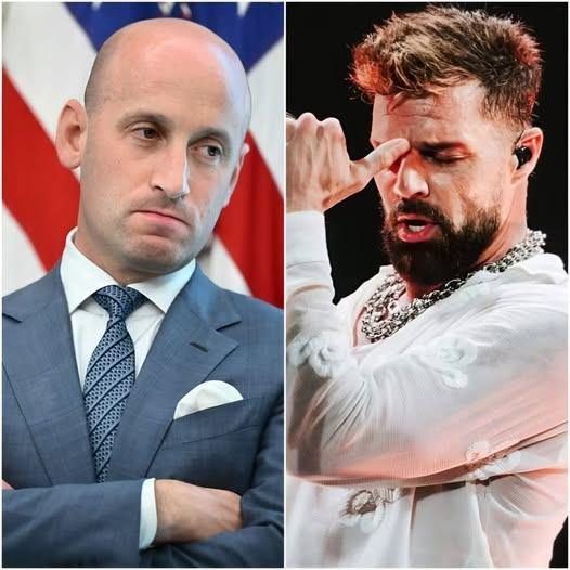 Heated Clash Goes Viral: Ricky Martin vs. Stephen Miller Sparks Debate on Fame, Politics, and Free Speech