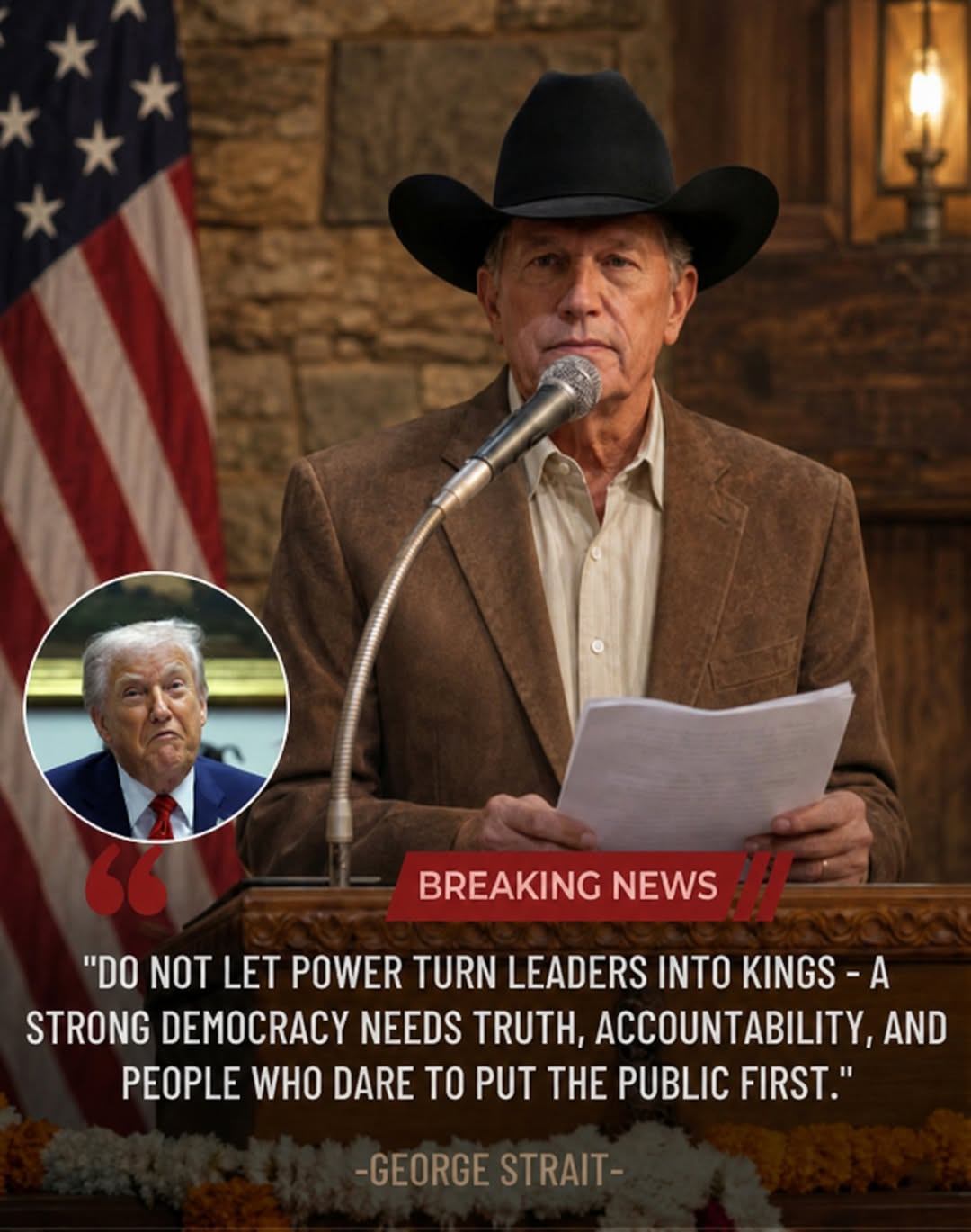 💥 BOOM! George Strait Sets the Internet on Fire With a Rare and Powerful Message About Leadership, Truth, and Accountability