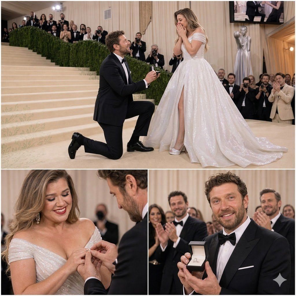 “THE MOMENT NOBODY SAW COMING” — Kelly Clarkson and Brett Eldredge’s Met Gala Reveal Leaves the Entire Room Speechless ✨🎤💫