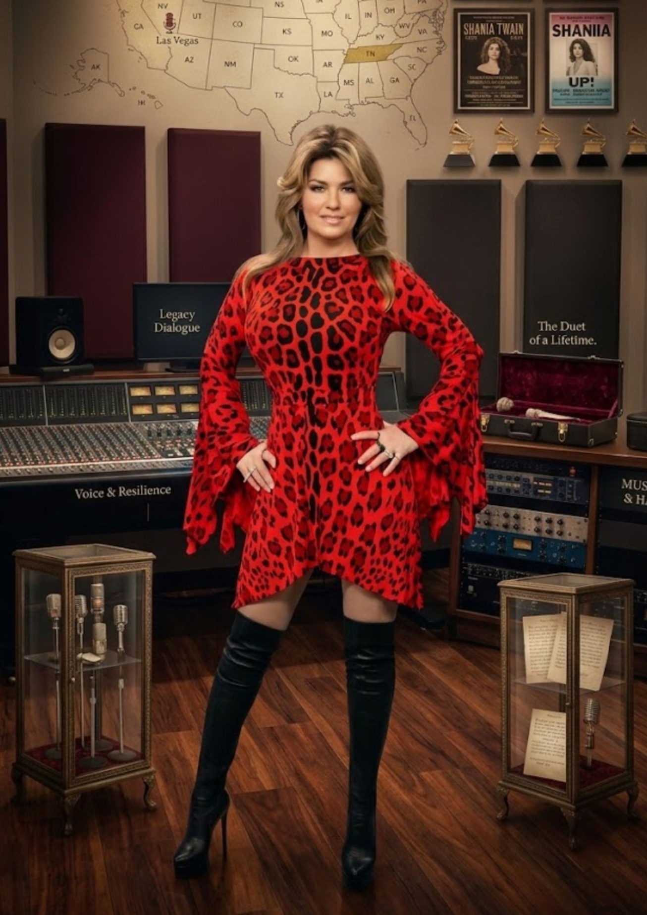 🎙️✨ The Moment Shania Twain Faced Her 30-Year-Old Self — And the Entire Studio Fell Silent