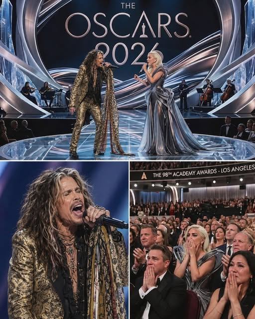 “THE ENTIRE ROOM FROZE” — Steven Tyler and Lady Gaga Deliver a ‘Dream On’ Duet at the 2026 Oscars That Leaves Hollywood Speechless