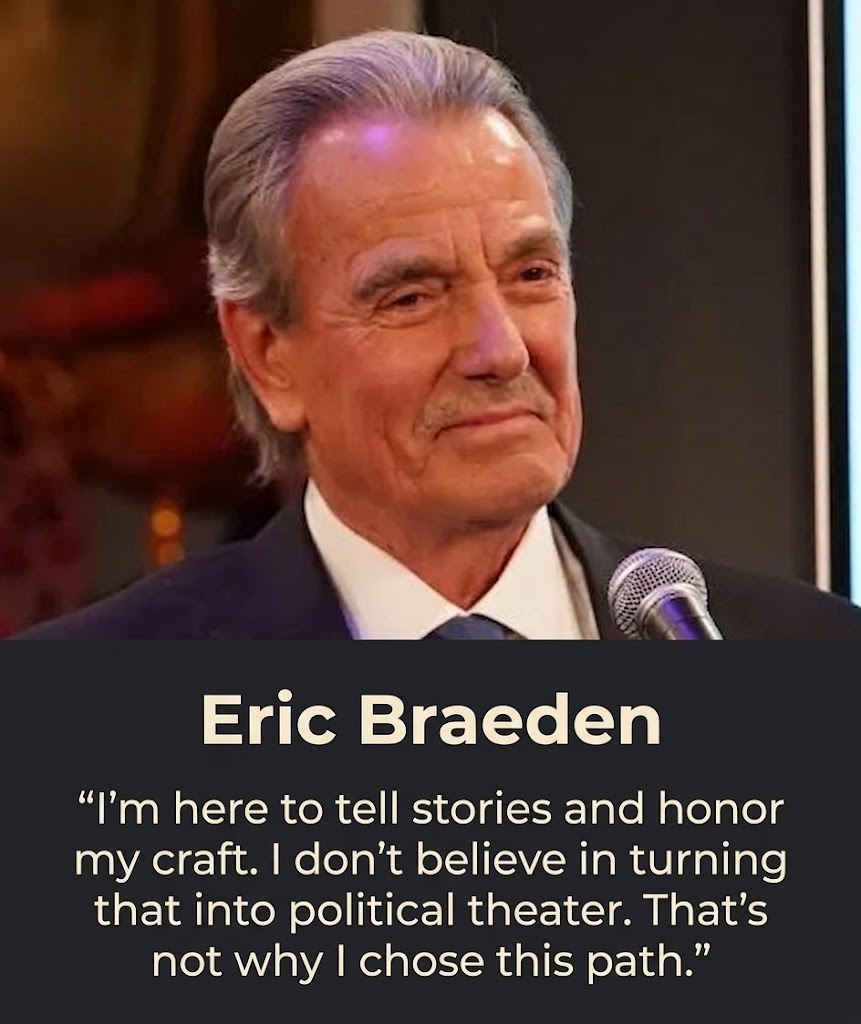 BREAKING NEWS: Eric Braeden Sparks Nationwide Debate After Viral “Political Charade” Remarks Before Major Televised Event