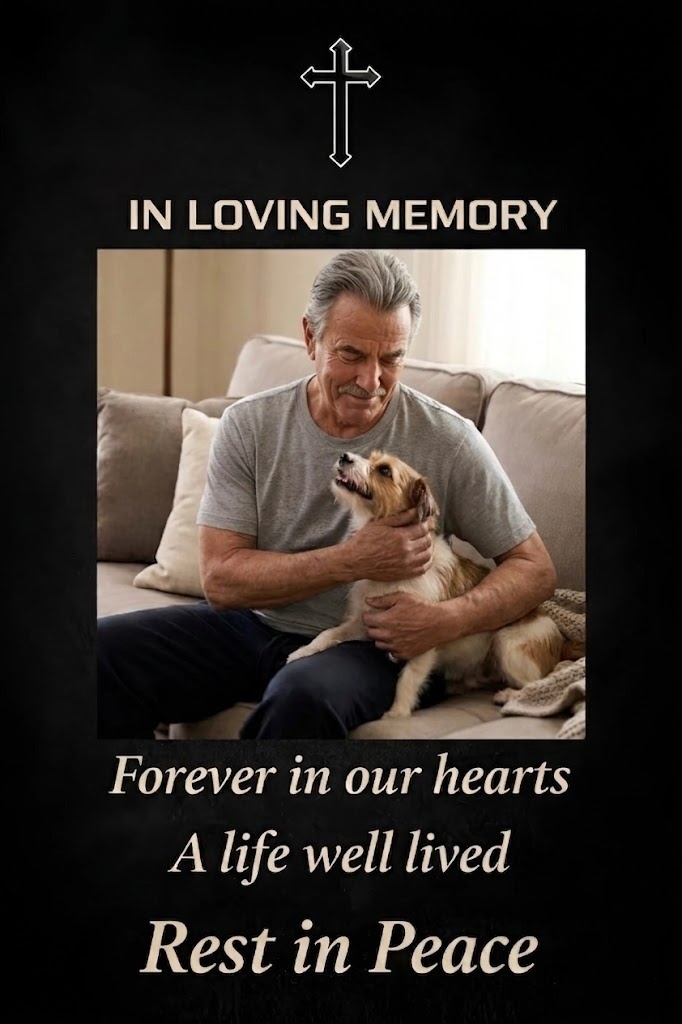 Tragic Loss: Eric Braeden Shares Heartbreaking Goodbye to His Beloved Rescue Dog — Fans Around the World Are in Tears